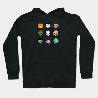 Spooky Chibi Halloween Monsters Hoodie